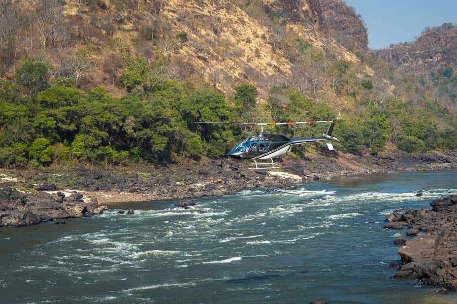 Victoria Falls Helicopter Flights - The 15-minute flight: focused and efficient