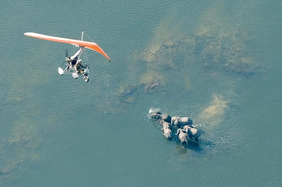 Victoria Falls: Scenic Microlight Flight - The flight route, step by step