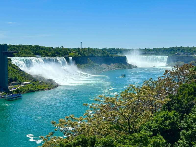 Walking Tour of Niagara Falls Canada and Hornblower Boat - Horseshoe Falls delivers the close-up moment