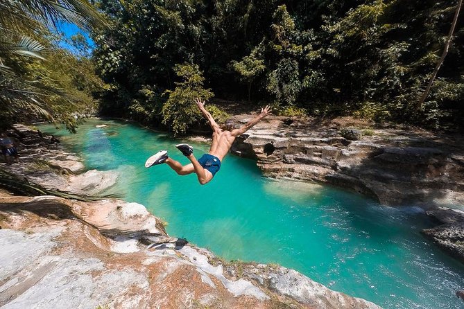 Whale Shark Watching & Tumalog Falls & Kawasan Falls - Cooling off at Tumalog Falls