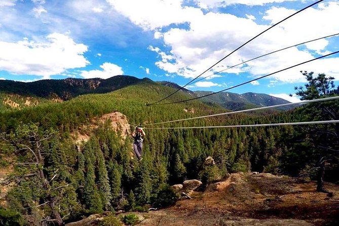 Woods Course Zipline Tour in Seven Falls - The canyon views are the real payoff