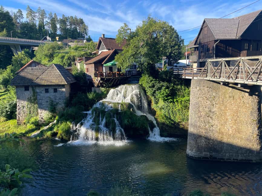 Zagreb: Rastoke & Plitvice Lakes Guided Tour with Ticket - Rastoke: a small waterfall village with real character