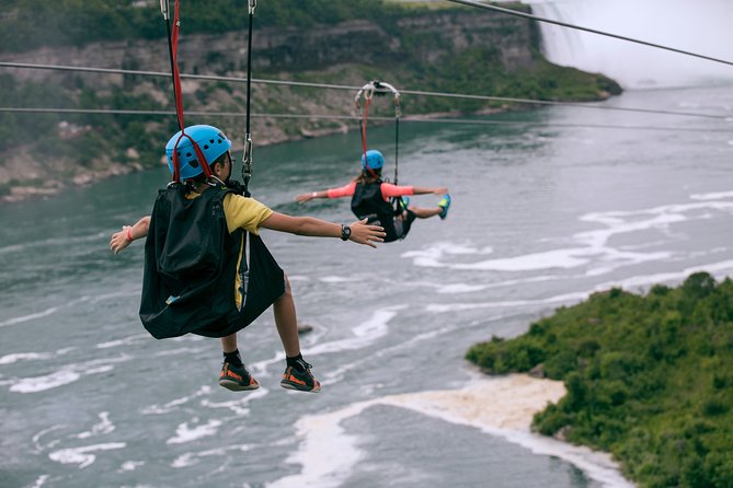 Zipline To The Falls in Niagara Falls, Canada - Getting ready at 5920 Niagara River Parkway